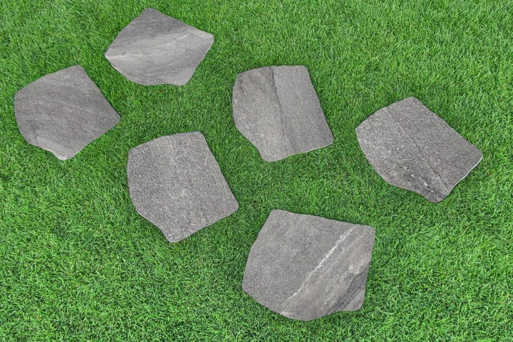 Staptegel Flex Stones Dark Grey o 42x36x2cm Grijs