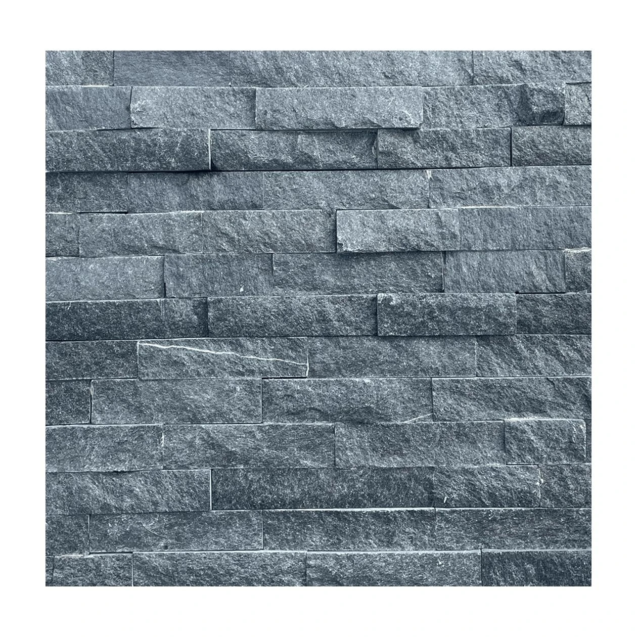 Stone Panels Black Quarzite 60x15 cm
