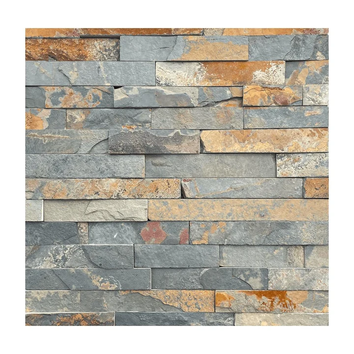 Stone Panels Rusty Slate 60x15 cm