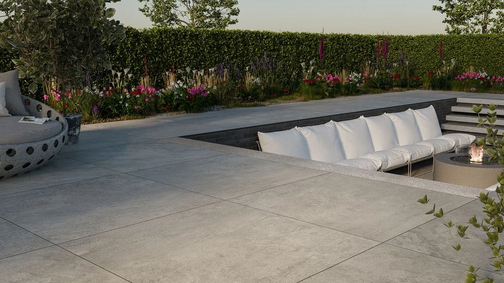 Keramische tegel massa grigio 120x120x2cm