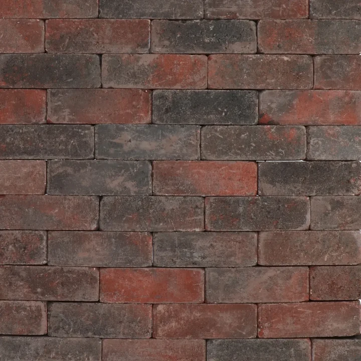 Tambour 21x7x7 rood/zwart 7x7x21cm
