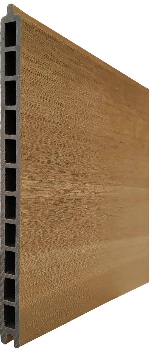 WPC Boston Premium 21x310mm (wb 300mm) 178cm Teak 12.1x2.5x300cm
