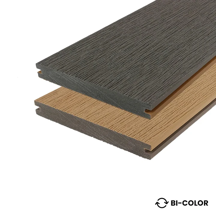 WPC Terrasplank Massief Vintage 2,3x21x400cm Lunar Grey/Ceda 21x2.3x400cm