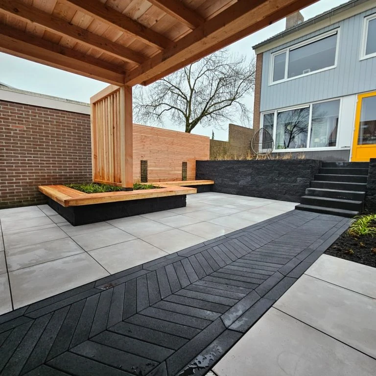 GeoCeramica® Concreet 60x60x4cm Silver