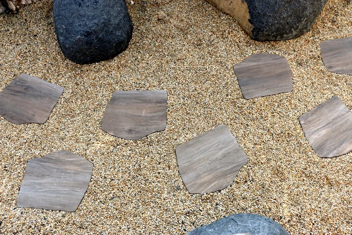 Staptegel Flex Stones Holz Marrone o 42x36x2cm Bruin