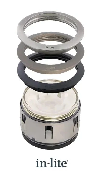 In-Lite RING 68 grondspot accessoire RVS voor BOX 1-PLATE 1