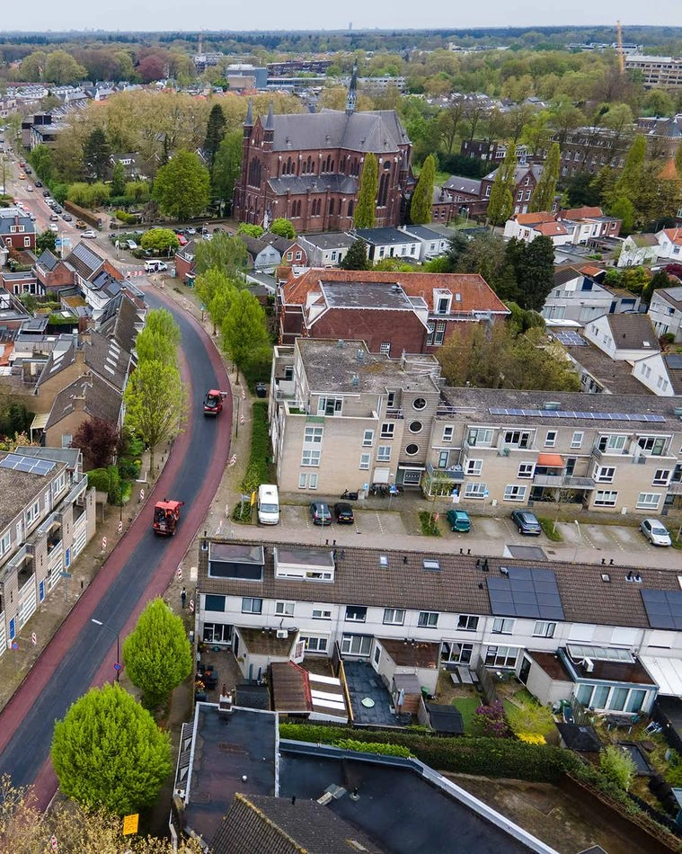 Luchtbeeld van het gebied op de projectpagina van Boxtel