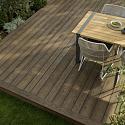 MDE126A | Vlonderplanken enhanced grain slim boards Antique Oak 3600x126x32mm