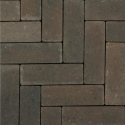 Strackstone+ Dikformaat 21x7x8cm vlak havanna/antraciet genuanceerd