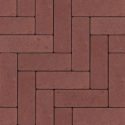 Strackstone+ Dikformaat 21x7x8cm vlak wijnrood