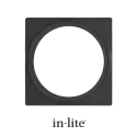 In-Lite PLATE 1 afdekplaat black geschikt voor Big Flux - Luna
