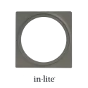 In-Lite PLATE 1 afdekplaat pearl grey geschikt voor Big Flux - Luna