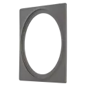 In-Lite PLATE 1 afdekplaat pearl grey geschikt voor Big Flux - Luna
