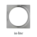 In-Lite PLATE 1 afdekplaat rvs geschikt voor Big Flux - Luna