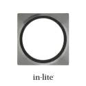 In-Lite PLATE 75 afdekplaat rvs geschikt voor Hyve - Fusion - Flux