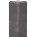Betonpoer met verstelbare steun 18x18x50cm Antraciet, draadeind M20