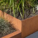 Flexline Borderrand Cortenstaal 24cm lengte 216cm incl. 5 grondnagels en verbindingsset