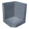 Hoek L-element 50x40x40 Antraciet