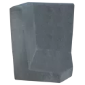 Hoek L-element 50x40x40 Antraciet