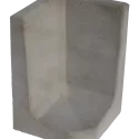Hoek L-element 60x40x40 Grijs