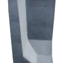 Hoek L-element 80x40x40 Antraciet