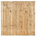 Tuinscherm grenen groen geïmpregneerd, 23-planks (21 + 2) Zaltbommel 180 x 180 cm