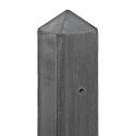 Berton©-motiefpaal Schie antraciet, diamantkop 10 x 10 x 280 cm eindmodel