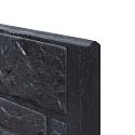 Berton©-motiefplaat antraciet gecoat H36 x D4,8 x L184 cm rotsmotief