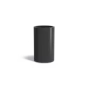 Plantenbak rond zwart aluminium 60x100 cm