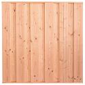 Tuinscherm Douglas, fijnbezaagd, 11-planks Saarland 180 x 180 cm