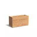 MALAGA RHOMBUS Plantenbakken Hardhout 1200 x 500 x 608 mm