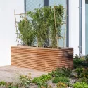 MALAGA RHOMBUS Plantenbakken Hardhout 2000 x 500 x 608 mm