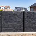 Berton©-motiefplaat antraciet gecoat H36 x D4,8 x L184 cm leisteenmotief