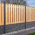 Berton©-motiefplaat antraciet gecoat H36 x D4,8 x L184 cm nostalgiemotief