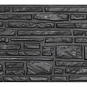 Berton©-motiefplaat antraciet gecoat H36 x D4,8 x L184 cm Rustico
