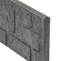 Berton©-motiefplaat antraciet H36 x D4,8 x L184 cm romeinsmotief