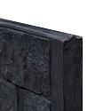 Berton©-motiefplaat smal, antraciet gecoat H26 x D4,8 x L184 cm romeins motief