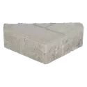 Ecotop Base Bisschopsmuts 29,5x5x19,5x8 normaal facet grijs met schijnvoeg bss KOMO PL2