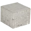 Ecotop Base Halve bss 10,5x10,5x8 normaal facet grijs KOMO