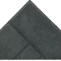 Ecotop Premium Bisschopsmuts 29,5x5x19,5x8 normaal facet antraciet met schijnvoeg bss KOMO P2
