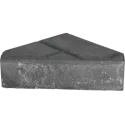 Ecotop Premium Bisschopsmuts 29,5x5x19,5x8 normaal facet antraciet met schijnvoeg bss KOMO P2