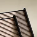 Composiet Schutting Rhombus Teak 180x180cm