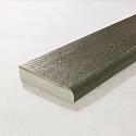 MEBB360Y | Bullnose board (plank met afgeronde kant) Ebony Grey 3600x150x32mm
