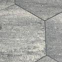 Soft Comfort Zeskant 60/52,5x30x4 cm Grezzo