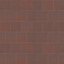ExcluKera 20x20x6 cm KOMO rood-zwart met deklaag