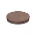 Oud hollandse tegel rond 100x100x7 roodbruin