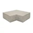 Oud hollandse hoekstuk traptreden 90° binnen 40x20 greige