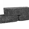 Linia Excellence Getrommeld 15x15x60 cm Grijs/Zwart