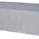 Palissade block wave 60x15x15cm grijs
