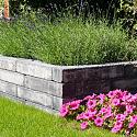 Cottage Walling 40x15x10cm grijs/zwart